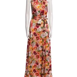 Alice + Olivia Floral Halter Dress